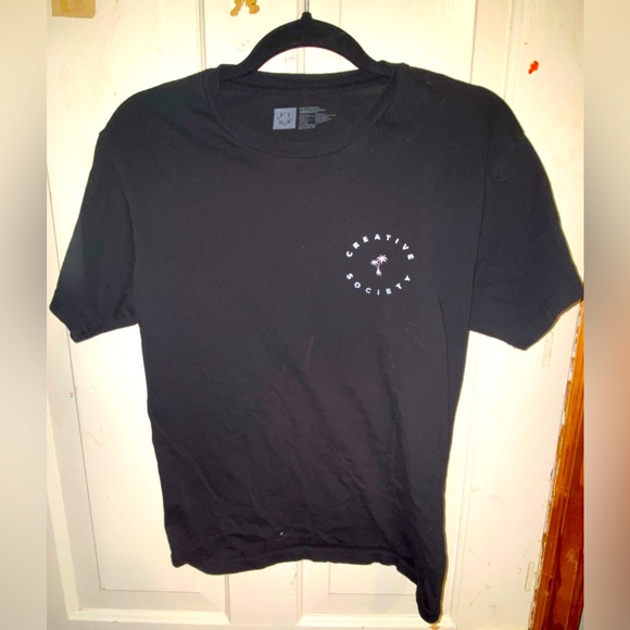 Black Cotton Creative Society T-shirt - Picture 1 of 2